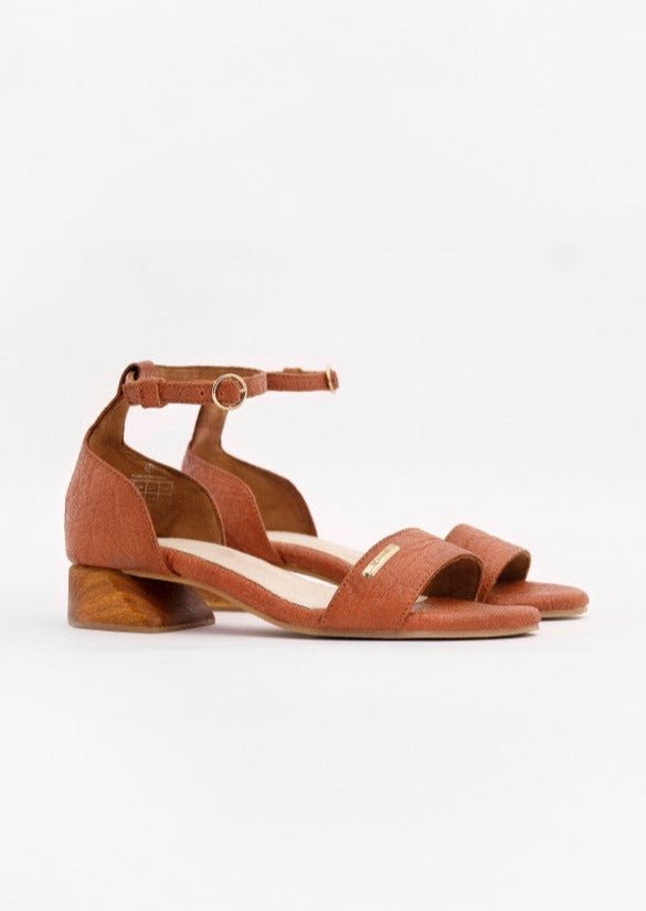 Chicago Strap Heels in Canela - Veneka-Sustainable-Ethical-Other-1 People Drop Ship