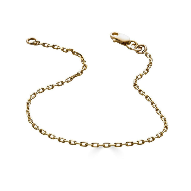 Dainty Diamond Cut Paperclip Chain Bracelet - Veneka-Sustainable-Ethical-Bracelets-Nunchi Drop Ship