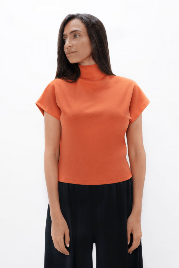 Dublin DUB Cosy Top in Clay - Veneka-Sustainable-Ethical-Tops-1 People Drop Ship