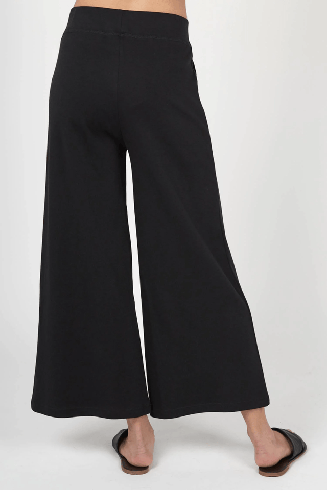 Essential Cropped Wide Leg Pant in Mink - Veneka-Sustainable-Ethical-Bottoms-Indigenous Drop Ship