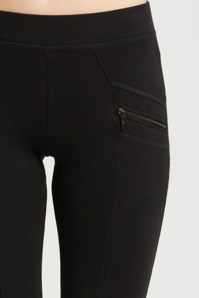 Essential Riding Pant in Black - Veneka-Sustainable-Ethical-Bottoms-Indigenous Drop Ship