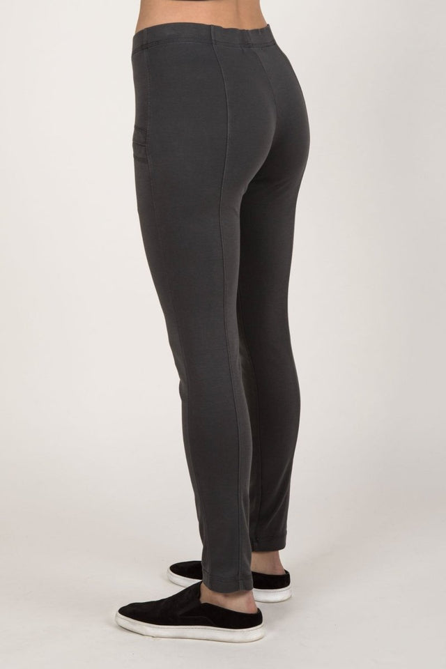 Essential Riding Pant in Charcoal - Veneka-Sustainable-Ethical-Bottoms-Indigenous Drop Ship