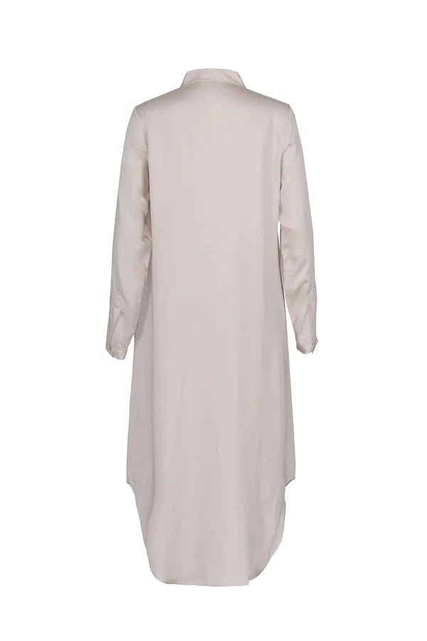 Essential Shirt Dress in Champagne - Veneka-Sustainable-Ethical-Dresses-Neu Nomads Drop Ship