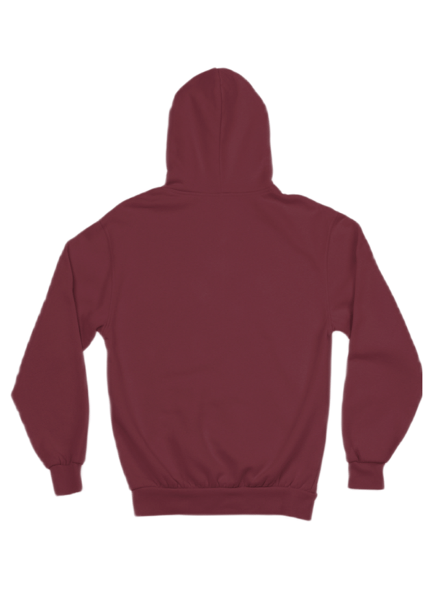 Ethical Fashion is Future Fashion Simple Unisex Hoodie in Maroon - Veneka-Sustainable-Ethical-Tops-J&R Artisan Fashion Drop Ship