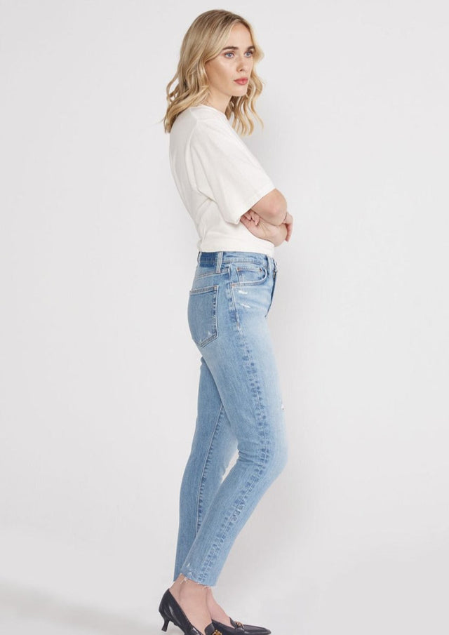 Giselle Mid Rise Skinny in Rock Pool Clean - Veneka-Sustainable-Ethical-Bottoms-Etica Denim Drop Ship