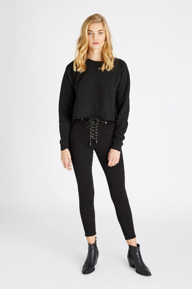 Giselle Skinny in Black Onyx - Veneka-Sustainable-Ethical-Bottoms-Etica Denim Drop Ship