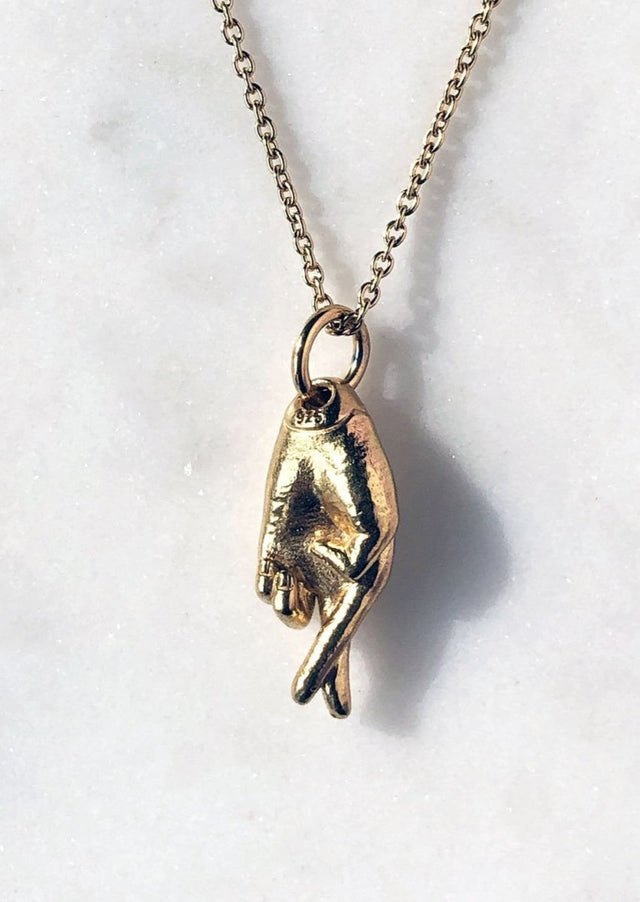 Good Luck Charm Necklace in Gold - Veneka-Sustainable-Ethical-Jewelry-Astor & Orion Drop Ship