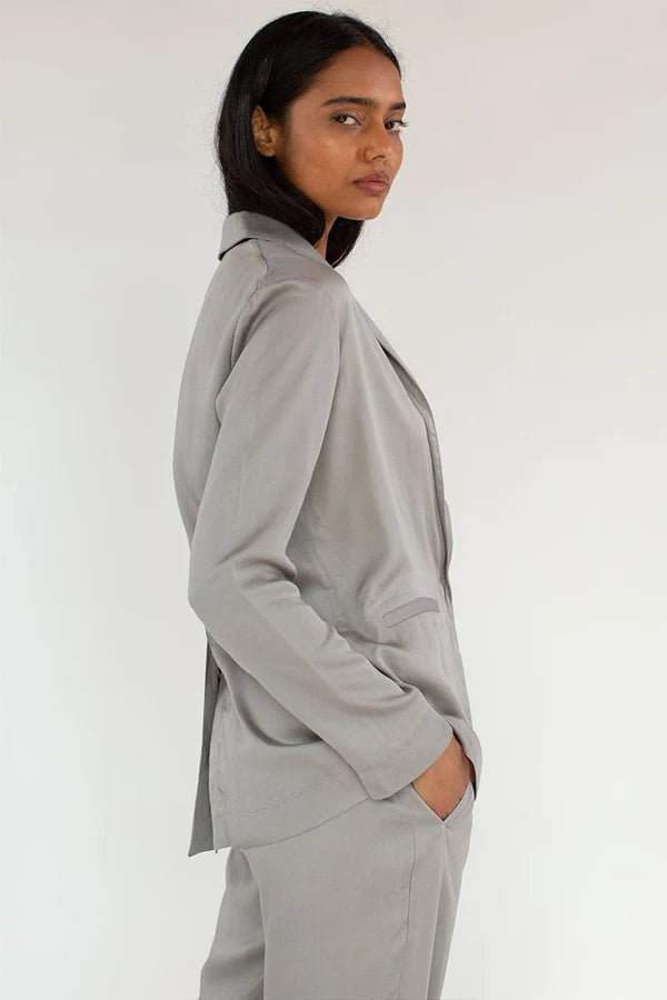 Karlie Jacket in Steel Grey - Veneka-Sustainable-Ethical-Jackets-Neu Nomads Drop Ship