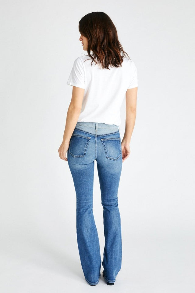 Kelly Bootcut in Dark Crush - Veneka-Sustainable-Ethical-Bottoms-Etica Denim Drop Ship