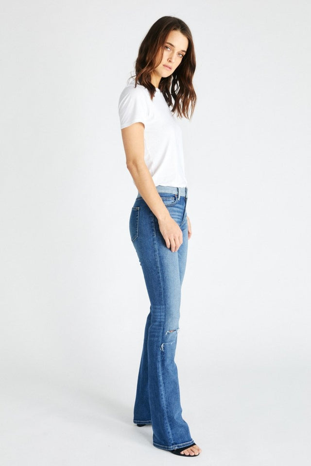 Kelly Bootcut in Dark Crush - Veneka-Sustainable-Ethical-Bottoms-Etica Denim Drop Ship