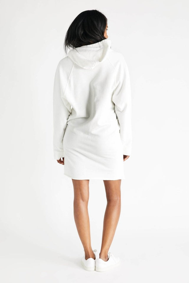 Layla Dress in White - Veneka-Sustainable-Ethical-Dresses-Etica Denim Drop Ship