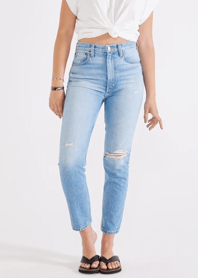 Marcella High Rise Slim in Rip Current - Veneka-Sustainable-Ethical-Bottoms-Etica Denim Drop Ship