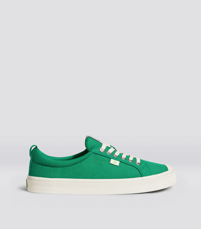OCA Low Green Canvas Sneaker Women - Veneka-Sustainable-Ethical-Footwear-Cariuma Drop Ship