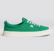 OCA Low Green Canvas Sneaker Women - Veneka-Sustainable-Ethical-Footwear-Cariuma Drop Ship