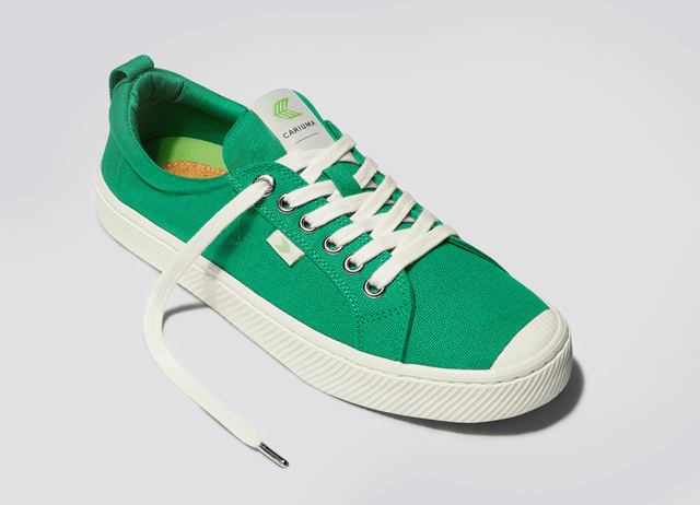 OCA Low Canvas Sneaker in Green