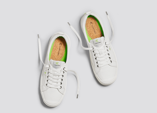 OCA Low Off-White Canvas Sneaker Women - Veneka-Sustainable-Ethical-Footwear-Cariuma Drop Ship