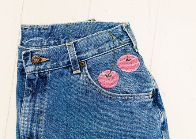 Power Cherry Jeans "Prism Collection" - Veneka-Sustainable-Ethical-Bottoms-Montie and Joie Drop Ship
