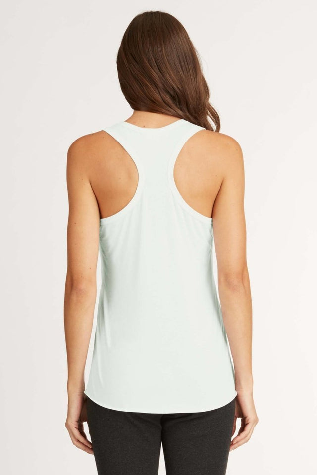 Racer Back Tank in Mint - Veneka-Sustainable-Ethical-Tops-Indigenous Drop Ship
