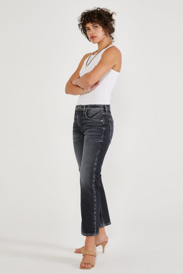 Rae Midrise Straight Crop in Morrow Bay - Veneka-Sustainable-Ethical-Bottoms-Etica Denim Drop Ship