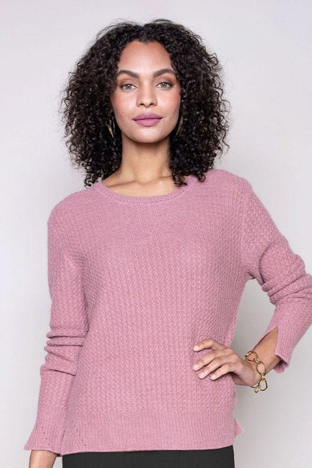 Raqueado Sweater in Mauve - Veneka-Sustainable-Ethical-Tops-Indigenous Drop Ship