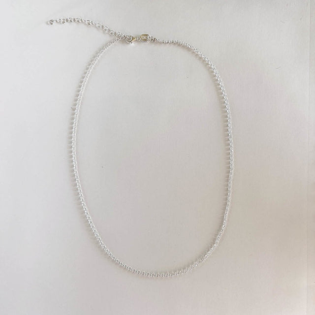Renata Chain in Silver - Veneka-Sustainable-Ethical--Astor & Orion Drop Ship