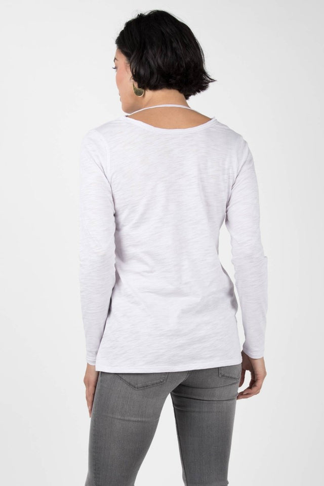 Reversible V Back Top in Pale Lavender - Veneka-Sustainable-Ethical-Tops-Indigenous Drop Ship