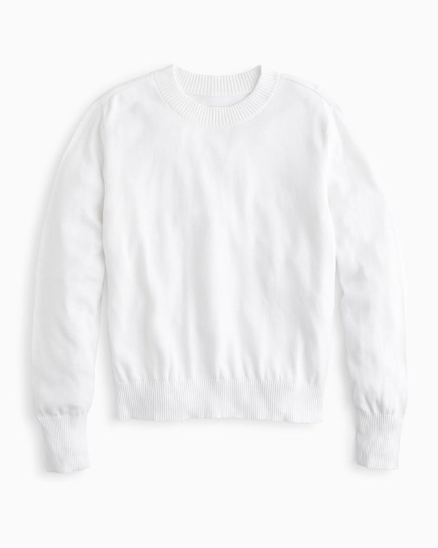 Rosario Pullover in White - Veneka-Sustainable-Ethical-Tops-YesAnd Drop Ship