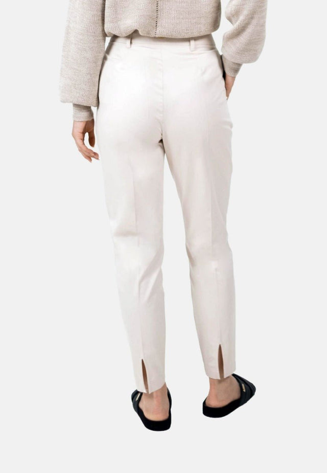 Salo QVD Tapered Trousers in Egret - Veneka-Sustainable-Ethical-Bottoms-1 People Drop Ship