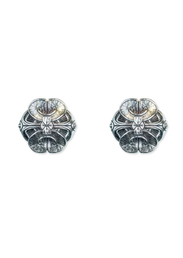 Scallop Studs in Silver - Veneka-Sustainable-Ethical-Jewelry-Astor & Orion Drop Ship