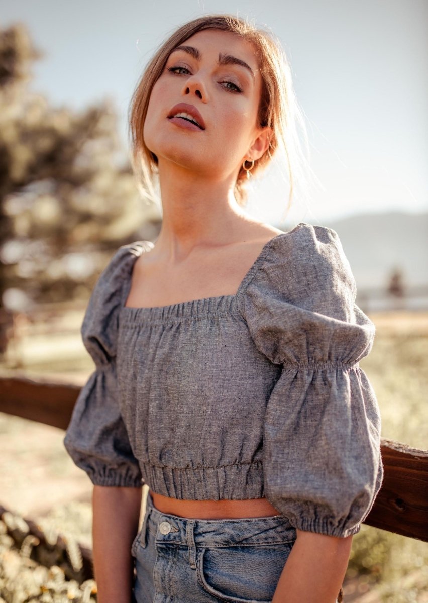 Heve ヘイブ Puff Shell tops gray Heve ヘイブ Puff Shell tops gray