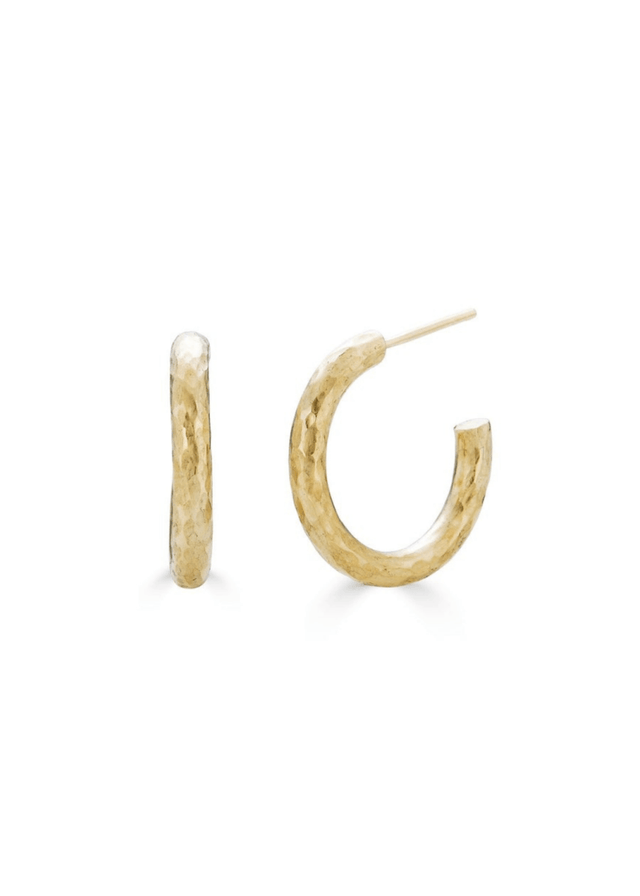 Tai Recycled Hoop Earrings in Yellow Gold - Veneka-Sustainable-Ethical-Jewelry-Nunchi Drop Ship