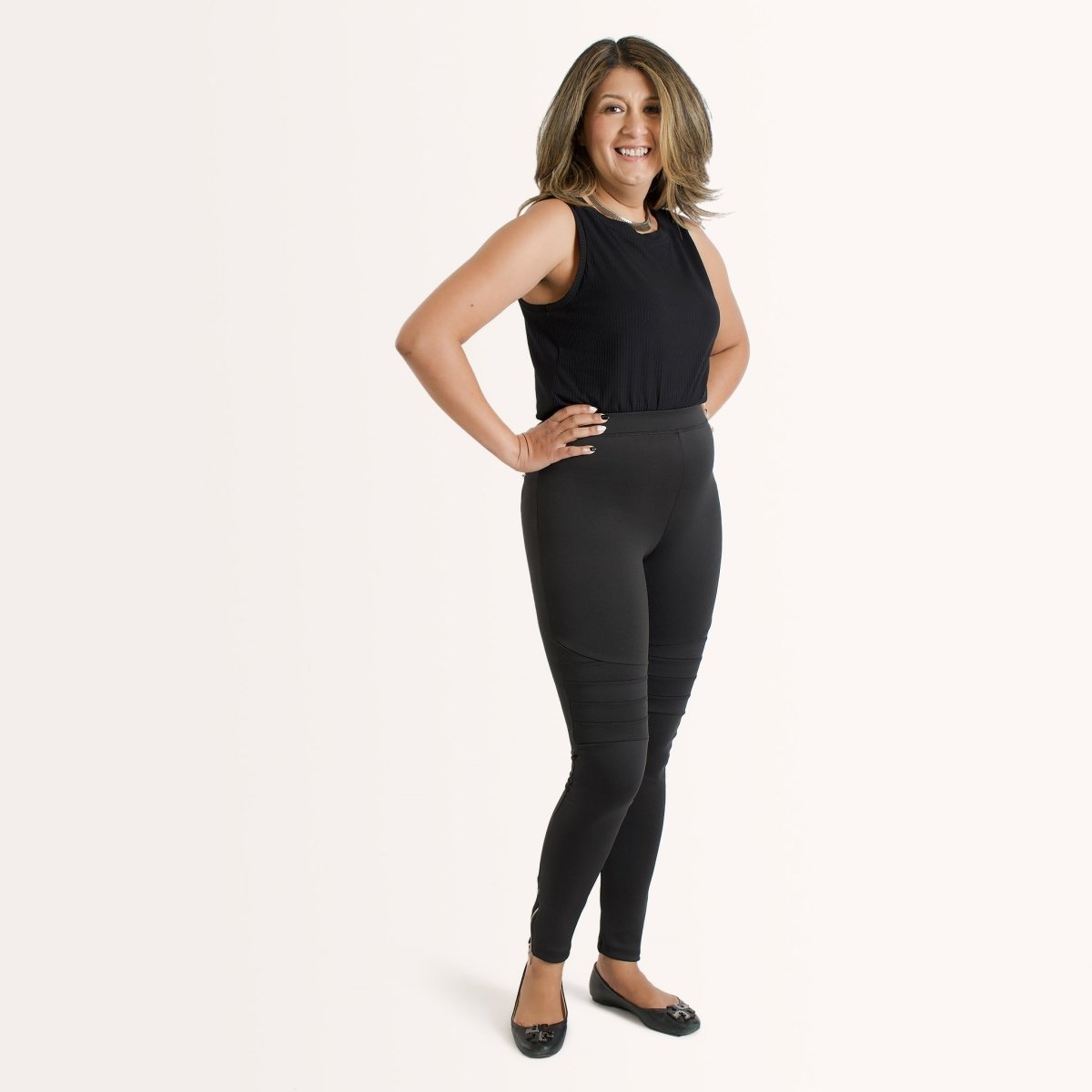 Womens dressy black leggings sale