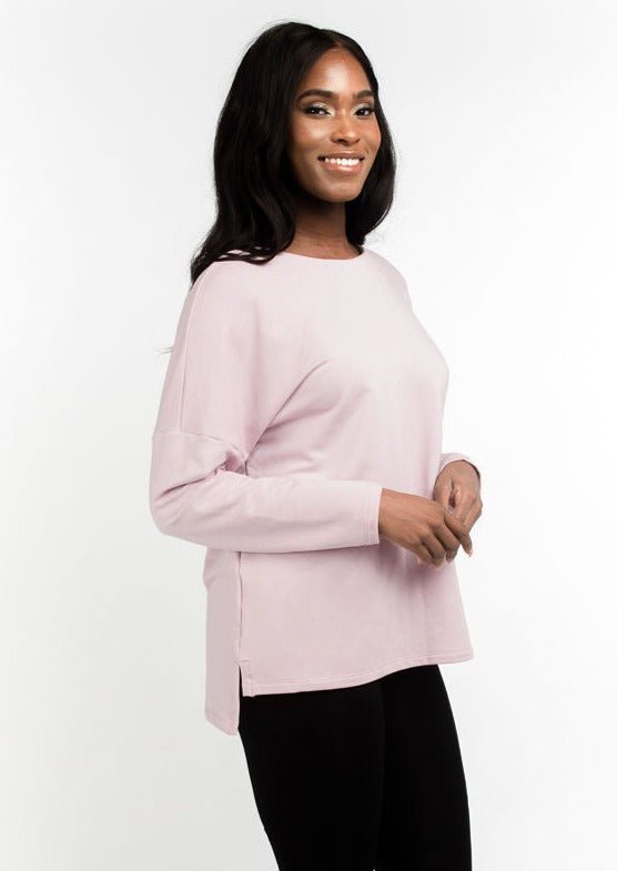 The Dressy Tunic in Light Lilac - Veneka-Sustainable-Ethical-Tops-Encircled Drop Ship