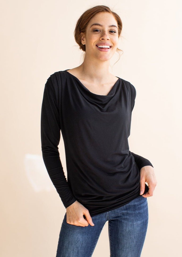 The Revolve Dress / Top in Navy Blue - Final Sale – Veneka