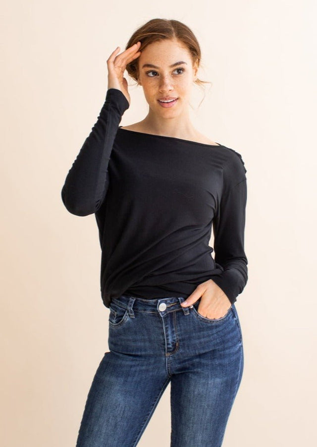 The Revolve Dress / Top in Navy Blue - Final Sale Veneka The Revolve Dress / Top in Navy Blue - Final Sale Veneka