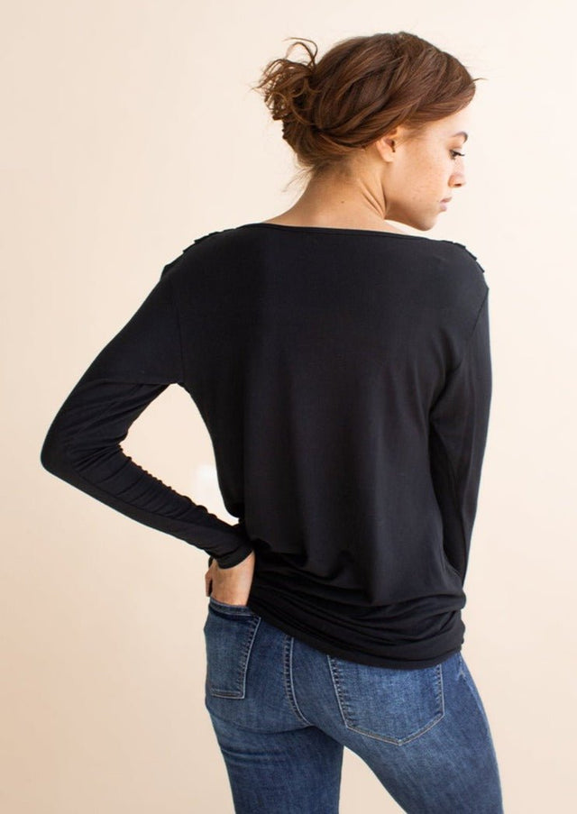 The Revolve Dress / Top in Navy Blue - Final Sale Veneka The Revolve Dress / Top in Navy Blue - Final Sale Veneka