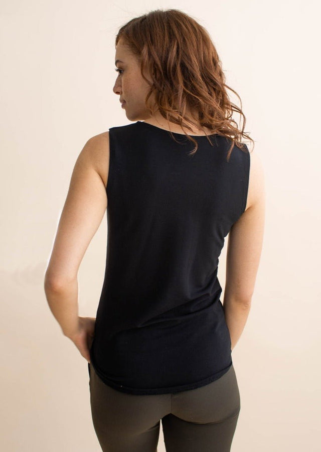 The Sleeveless Unbodysuit in White - Final Sale - Veneka-Sustainable-Ethical-Tops-Encircled Drop Ship