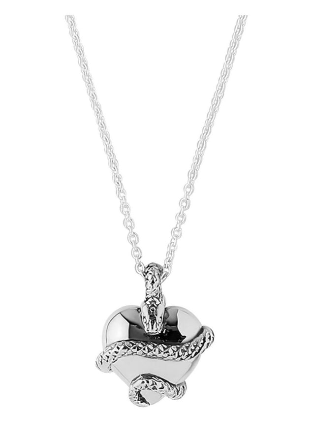 Wise Heart Charm Necklace in Silver - Veneka-Sustainable-Ethical-Jewelry-Astor & Orion Drop Ship